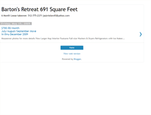 Tablet Screenshot of bartonsretreat.blogspot.com
