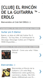 Mobile Screenshot of elrincondeguitarra.blogspot.com