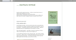 Desktop Screenshot of escrituravertical.blogspot.com