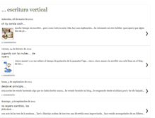 Tablet Screenshot of escrituravertical.blogspot.com