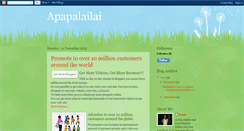 Desktop Screenshot of apapalailai.blogspot.com