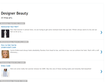 Tablet Screenshot of designerbeauty.blogspot.com