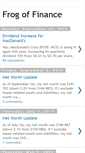 Mobile Screenshot of frogoffinance.blogspot.com