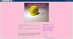 Desktop Screenshot of mrm-workshops.blogspot.com