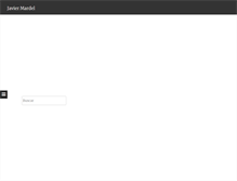 Tablet Screenshot of javiermardel.blogspot.com