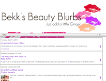 Tablet Screenshot of beautyblurbsbybekk.blogspot.com