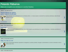 Tablet Screenshot of pelando-rabanos.blogspot.com