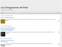 Tablet Screenshot of divagacionesdelpato.blogspot.com