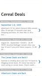 Mobile Screenshot of cerealdeals.blogspot.com