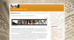 Desktop Screenshot of deathofaprincess.blogspot.com