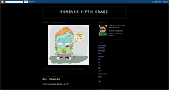 Desktop Screenshot of foreverfifthgrade.blogspot.com