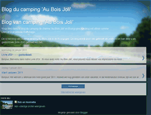 Tablet Screenshot of campingauboisjoli.blogspot.com
