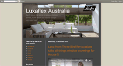 Desktop Screenshot of luxaflexaus.blogspot.com