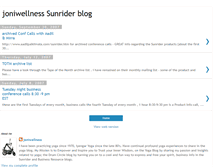 Tablet Screenshot of joniwellnesssunrider.blogspot.com