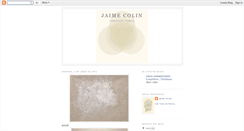 Desktop Screenshot of jaime-colin.blogspot.com