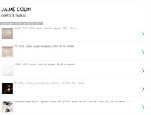 Tablet Screenshot of jaime-colin.blogspot.com