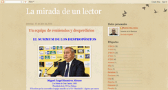 Desktop Screenshot of lamiradadeunlector.blogspot.com