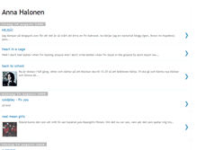 Tablet Screenshot of annahalonen.blogspot.com