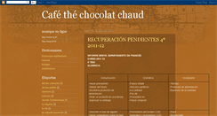 Desktop Screenshot of cafethechocolatchaud.blogspot.com