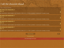 Tablet Screenshot of cafethechocolatchaud.blogspot.com