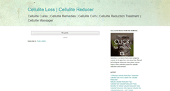 Desktop Screenshot of cellulitereductionremoval.blogspot.com