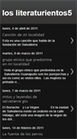 Mobile Screenshot of losliteraturientos5.blogspot.com