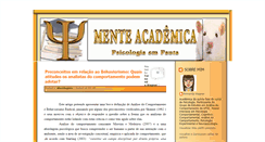 Desktop Screenshot of menteacademica.blogspot.com