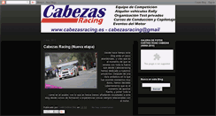 Desktop Screenshot of cabezasracing.blogspot.com
