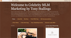 Desktop Screenshot of celebritymlmmarketing.blogspot.com