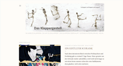 Desktop Screenshot of klappergestell.blogspot.com