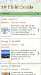 Mobile Screenshot of meinneueslebenincanada.blogspot.com