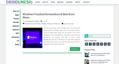 Desktop Screenshot of droidumesh.blogspot.com