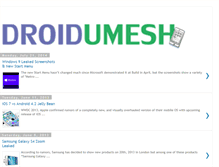 Tablet Screenshot of droidumesh.blogspot.com