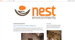 Desktop Screenshot of nestenvironments.blogspot.com