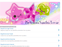 Tablet Screenshot of profesorasandratovar.blogspot.com