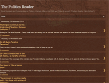 Tablet Screenshot of politics-reader.blogspot.com