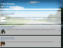 Tablet Screenshot of folhaserrana.blogspot.com
