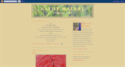 Desktop Screenshot of kathymallat.blogspot.com