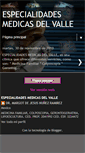 Mobile Screenshot of especialidadesmedicasdelvalle.blogspot.com