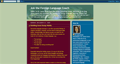 Desktop Screenshot of foreignlanguagecoach.blogspot.com