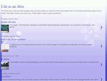 Tablet Screenshot of lifeasanalex.blogspot.com