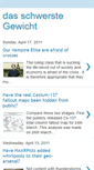 Mobile Screenshot of dasschwerstegewicht.blogspot.com