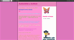 Desktop Screenshot of borboleta-a-sonhar.blogspot.com