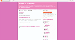 Desktop Screenshot of motherofallmavens.blogspot.com