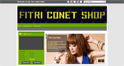 Desktop Screenshot of fitriconetshop.blogspot.com