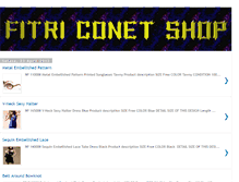 Tablet Screenshot of fitriconetshop.blogspot.com