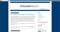 Desktop Screenshot of docketreport.blogspot.com