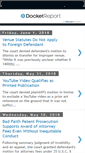 Mobile Screenshot of docketreport.blogspot.com