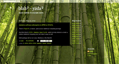 Desktop Screenshot of blah2-yada2.blogspot.com
