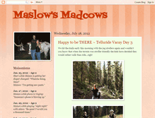 Tablet Screenshot of maslow-madcows.blogspot.com